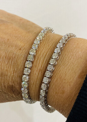 Diamond 18ct Tennis Bracelets In All Sizes…Price’s On Request.