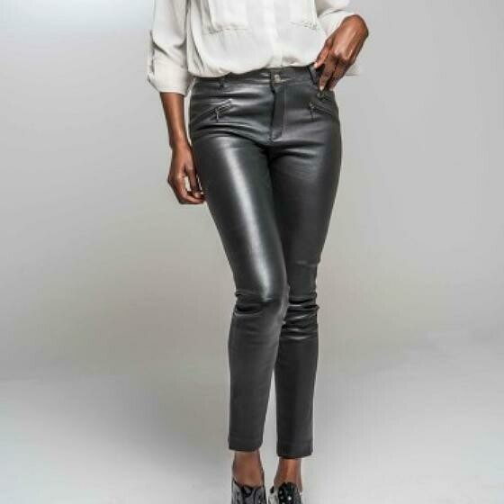 Pantalon en cuir