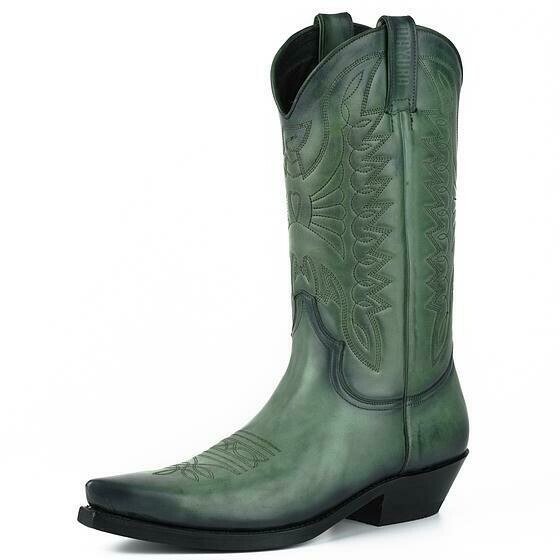 Bottes 1920 vert vintage