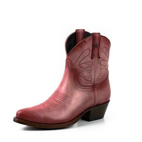 Boots femme rose vintage