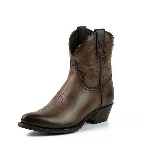 Boots femme marron