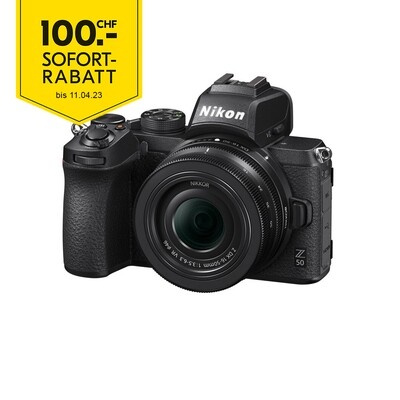 Nikon Z50 Kit mit 16-50mm 3.5-6.3 VR - ''Swiss Garantie'' - inkl. CHF 100.- Sofortrabatt