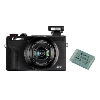 Canon G7 X Mark III - inkl. Zusatzakku (Spezialkit in schwarz)