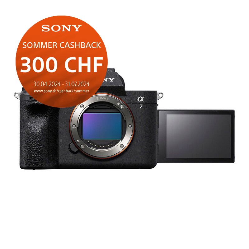 Sony A7 Mark IV Gehäuse - &#39;&#39;4 Jahre Garantie&#39;&#39; - CHF 300.- Cashback