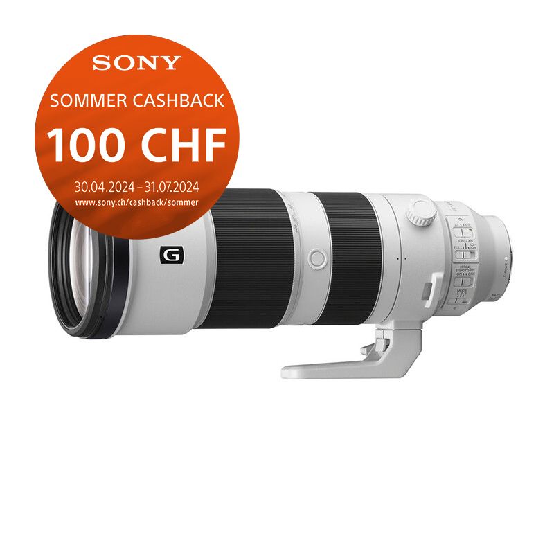 Sony FE 200-600mm 5.6-6.3 G OSS - &#39;&#39;4 Jahre Garantie&#39;&#39; - CHF 100.- Cashback