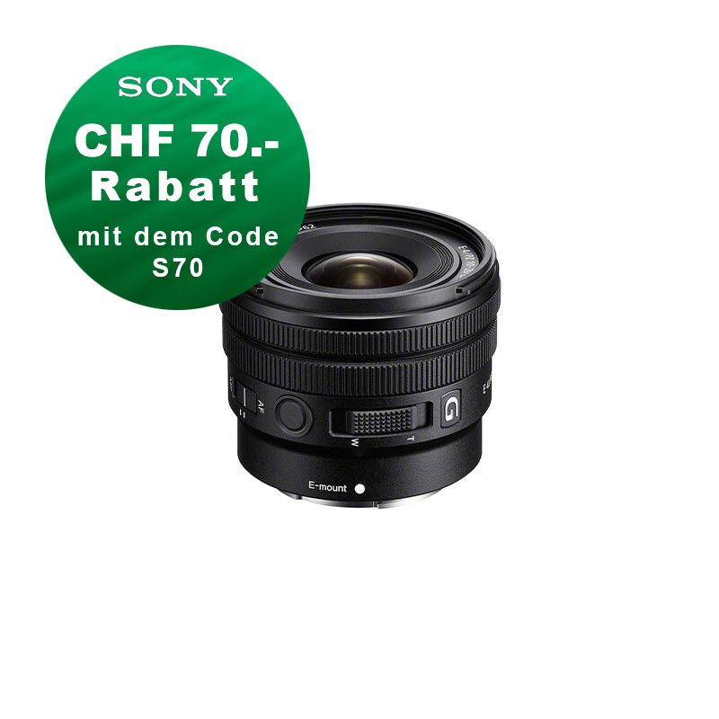 Sony E 10-20mm 4.0 G PZ - CHF 70.- Sofortrabatt