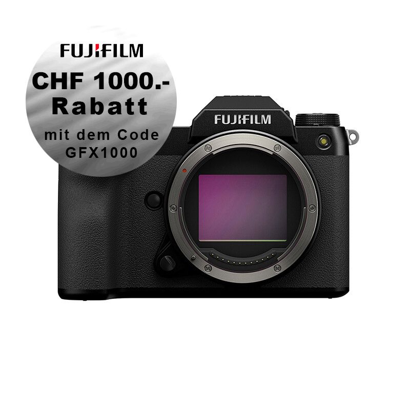 Fujifilm GFX 100S Gehäuse - &#39;&#39;Swiss Garantie&#39;&#39; - CHF 1000.- Sofortrabatt