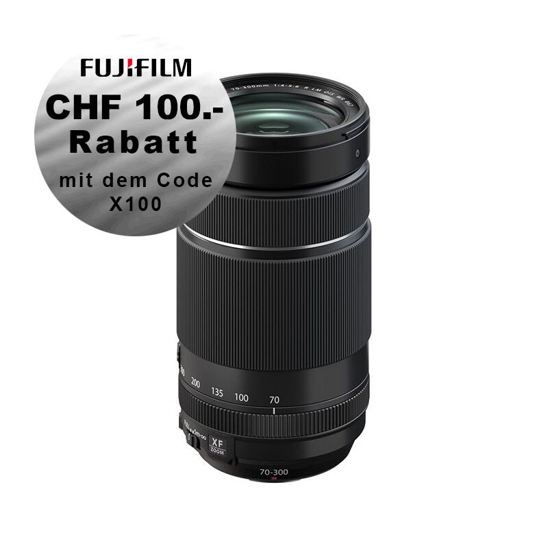 Fujinon XF 70-300mm 4.0-5.6 R LM OIS WR - ''Swiss Garantie'' - CHF 100.- Sofortrabatt