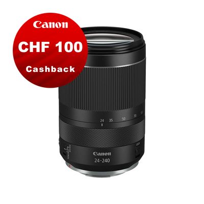 Canon RF 24-240mm 4-6.3 IS USM - &#39;&#39;Premium Garantie&#39;&#39; - CHF 100 Cashback