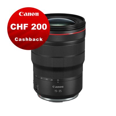 Canon RF 15-35mm 2.8 L IS USM - &#39;&#39;Premium Garantie&#39;&#39; - CHF 200 Cashback