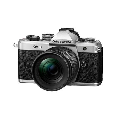OM System OM-3 (silver) Kit mit ED 12-45mm
