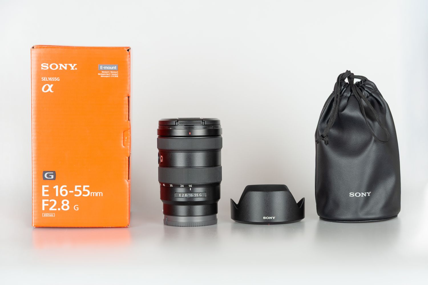 Occ. Sony E 16-55mm 2.8 G