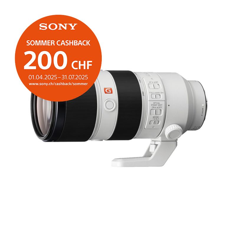 Sony FE 70-200mm 2.8 GM OSS - &#39;&#39;4 Jahre Garantie&#39;&#39; - CHF 200 Cashback