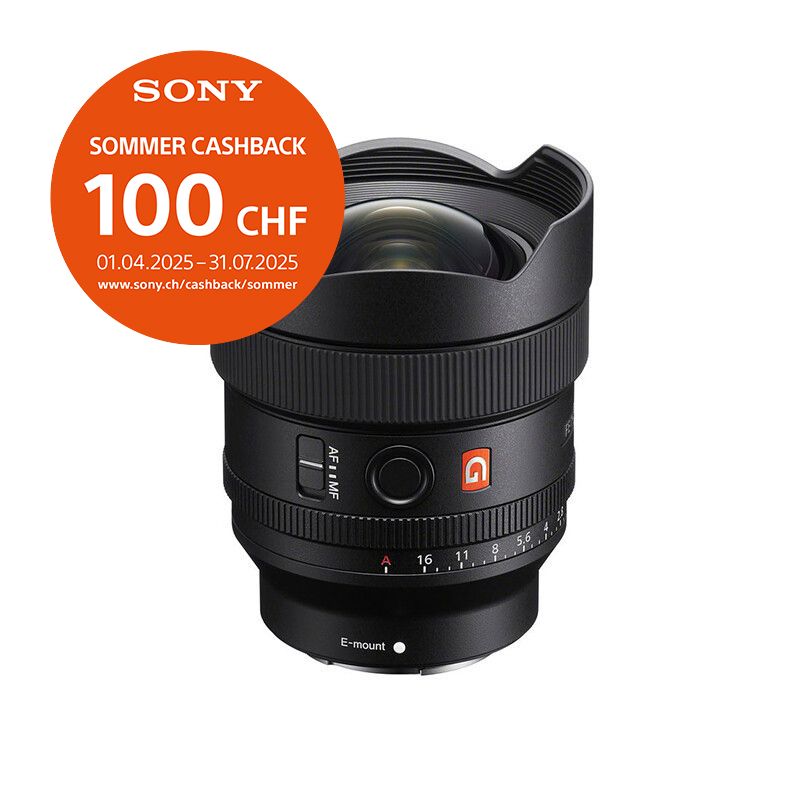 Sony FE 14mm 1.8 GM - &#39;&#39;4 Jahre Garantie&#39;&#39; - CHF 100 Cashback