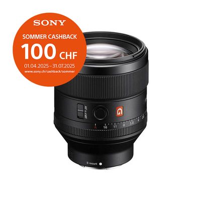 Sony FE 85mm 1.4 GM - &#39;&#39;4 Jahre Garantie&#39;&#39; - CHF 100 Cashback