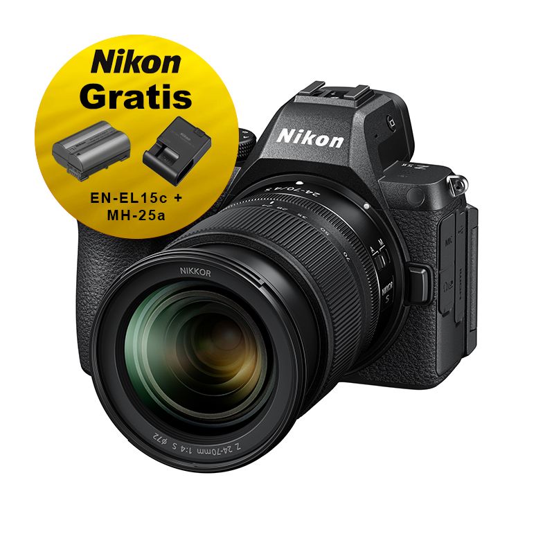 Nikon Z5II Kit mit 24-70mm 4.0 S - &#39;&#39;Swiss Garantie&#39;&#39; + EN-EL15c + MH-25a Gratis Einführungsangebot