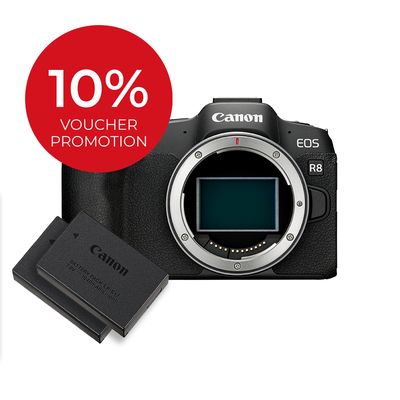 Canon EOS R8 Battery Kit - &#39;&#39;Premium Garantie&#39;&#39; - 10% Rabatt mit Code: C10