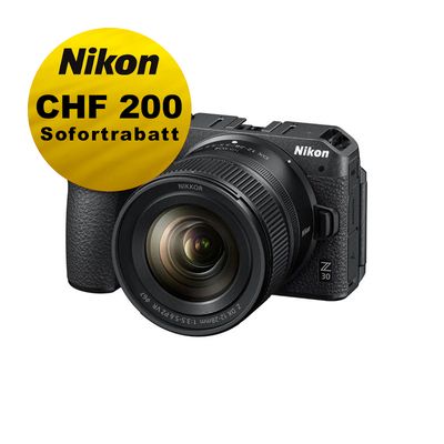 Nikon Z30 Kit mit 12-28mm 3.5-5.6 PZ VR - &#39;&#39;Swiss Garantie&#39;&#39; - inkl. Nikon Sofortrabatt