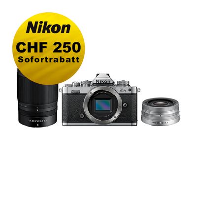 Nikon Z fc Kit mit 16-50mm + 50-250mm VR - &#39;&#39;Swiss Garantie&#39;&#39; - inkl. Nikon Sofortrabatt