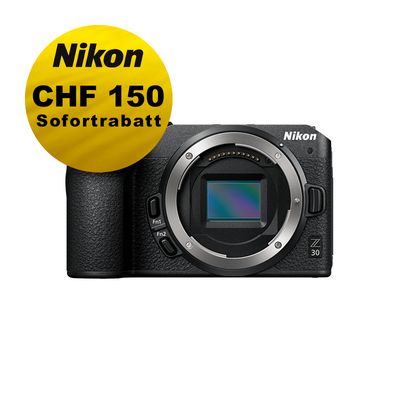 Nikon Z30 Gehäuse - &#39;&#39;Swiss Garantie&#39;&#39; - inkl. Nikon Sofortrabatt