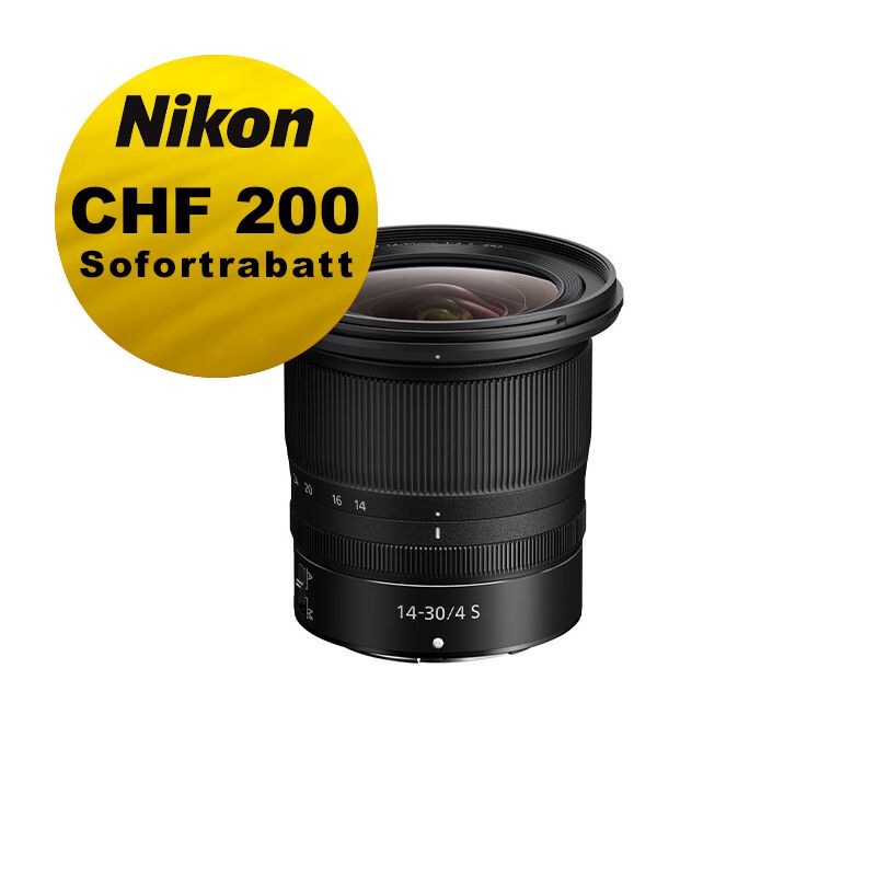 Nikon Z 14-30mm 4.0 S - &#39;&#39;Swiss Garantie&#39;&#39; - inkl. Nikon Sofortrabatt