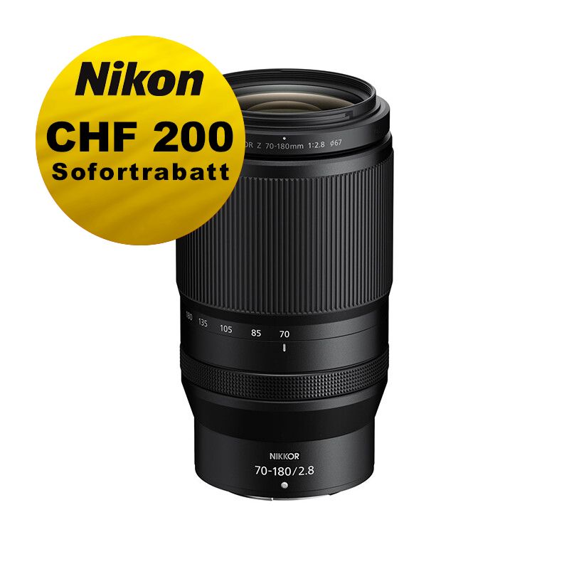 Nikon Z 70-180mm 2.8 - &#39;&#39;Swiss Garantie&#39;&#39; - inkl. Nikon Sofortrabatt