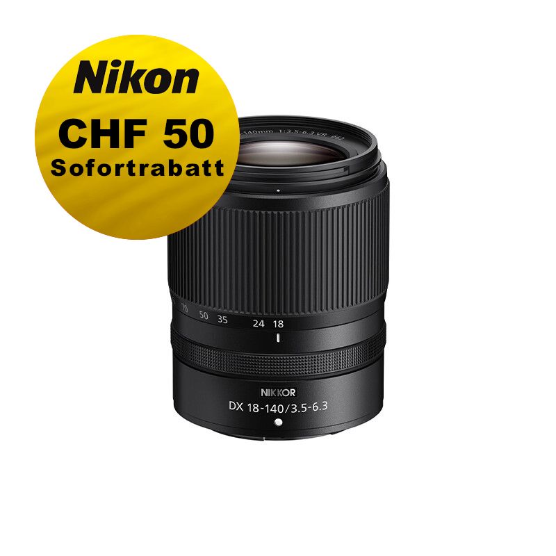 Nikon Z 18-140mm 3.5-6.3 VR DX - &#39;&#39;Swiss Garantie&#39;&#39; - inkl. Nikon Sofortrabatt