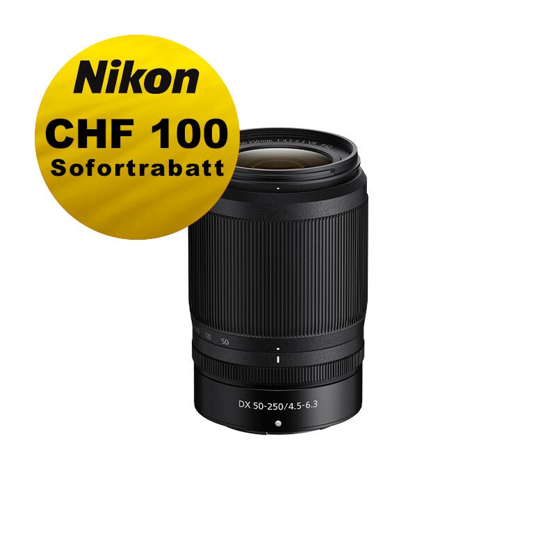 Nikon Z 50-250mm 4.5-6.3 VR DX - &#39;&#39;Swiss Garantie&#39;&#39; - inkl. Nikon Sofortrabatt