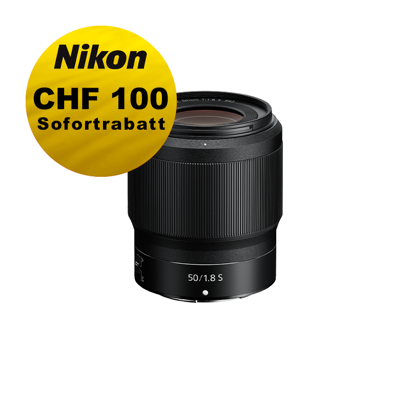 Nikon Z 50mm 1.8 S - &#39;&#39;Swiss Garantie&#39;&#39; - inkl. Nikon Sofortrabatt