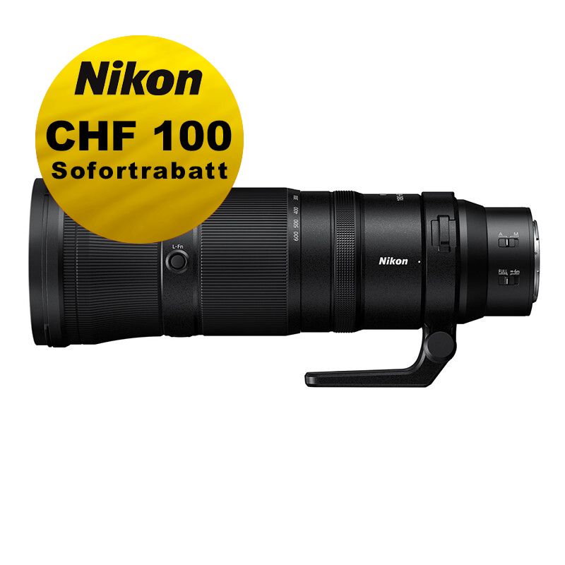Nikon Z 180-600mm 5.6-6.3 VR - &#39;&#39;Swiss Garantie&#39;&#39; - inkl. Nikon Sofortrabatt