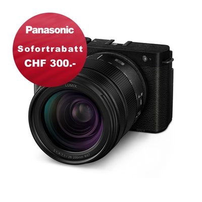 Panasonic S9 Kit mit 28-200mm 4.0-7.1 Jet Black - 5 Jahres Garantie - CHF 300 Sofortrabatt