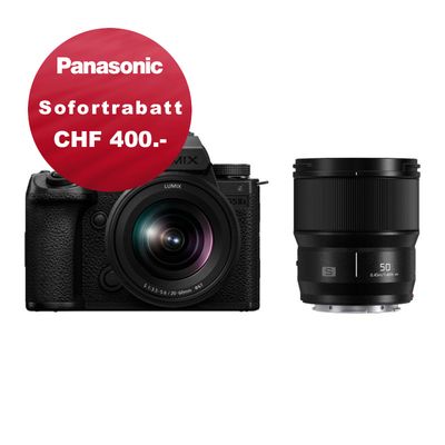 Panasonic S5 Mark II X Kit mit 20-60mm + 50mm - 5 Jahres Garantie - CHF 400 Sofortrabatt