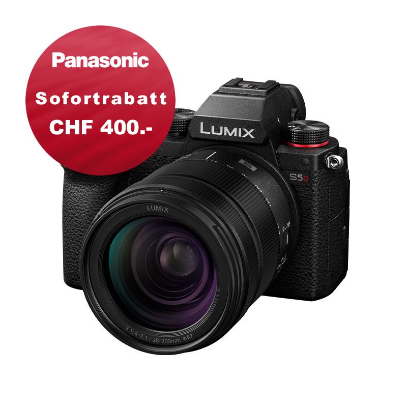 Panasonic S5D Kit mit 28-200mm - CHF 400 Sofortrabatt
