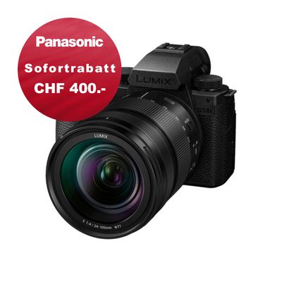 Panasonic S5 Mark II X Kit mit 24-105mm - CHF 400 Sofortrabatt