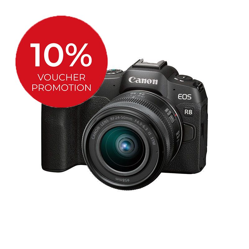 Canon EOS R8 Kit mit 24-50mm 4.5-6.3 - &#39;&#39;Premium Garantie&#39;&#39; - 10% mit Code C10