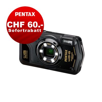 Pentax WG-8 Black - CHF 60 Sofortrabatt