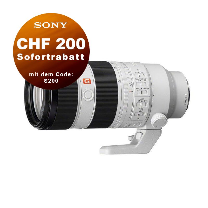 Sony FE 70-200mm 2.8 GM OSS II - &#39;&#39;4 Jahre Garantie&#39;&#39; - inkl. CHF 200.- Sofortrabatt