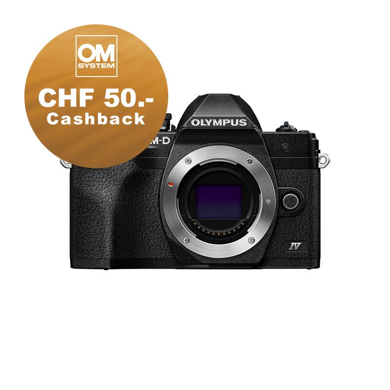 Olympus E-M10 IV Gehäuse (black) - CHF 50.- Cashback