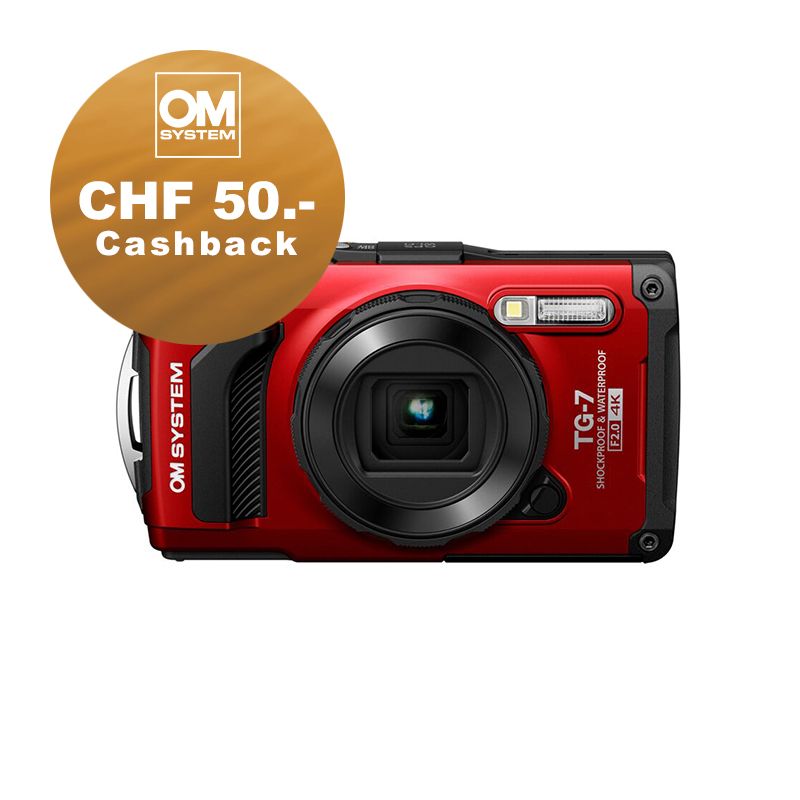 OM System TG-7 (rot) - CHF 50.- Cashback