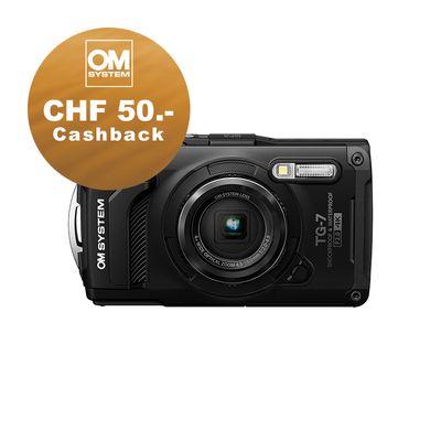 OM System TG-7 (schwarz) - CHF 50.- Cashback