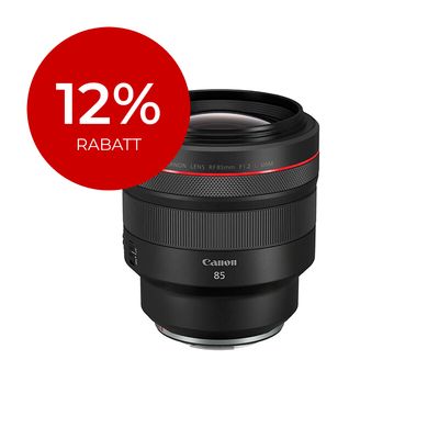 Canon RF 85mm 1.2 L USM - &#39;&#39;Premium Garantie&#39;&#39; - 12% Rabatt mit Code &#39;&#39;C12&#39;&#39;