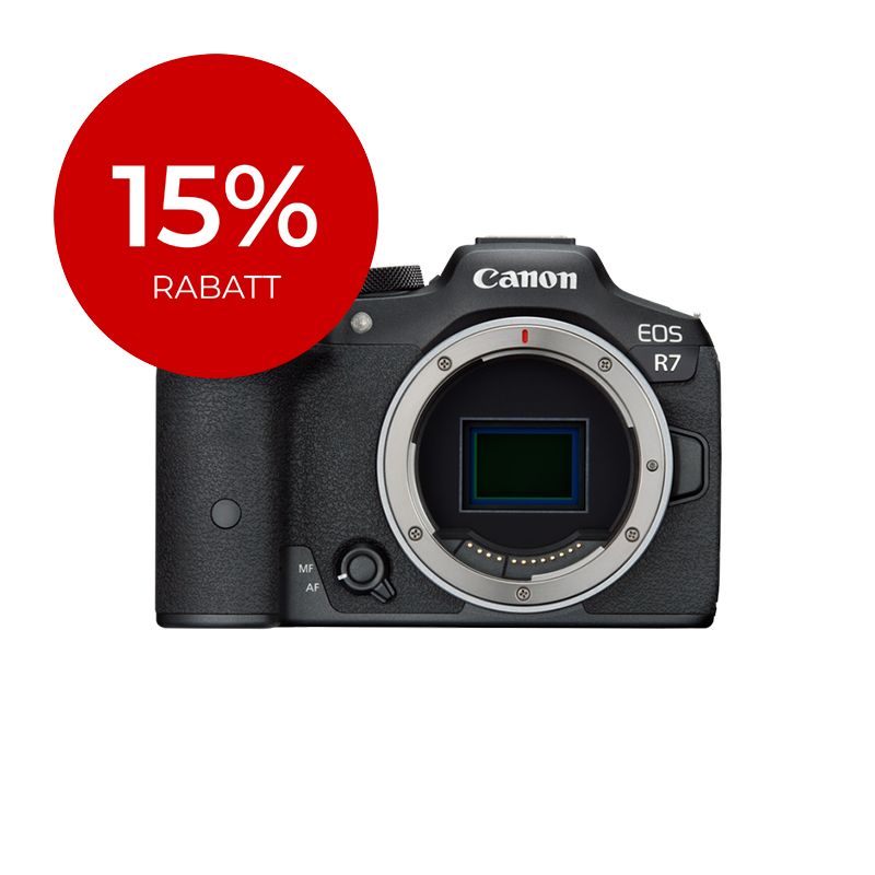Canon EOS R7 Gehäuse - 15% Rabatt mit Code &#39;&#39;C15&#39;&#39;