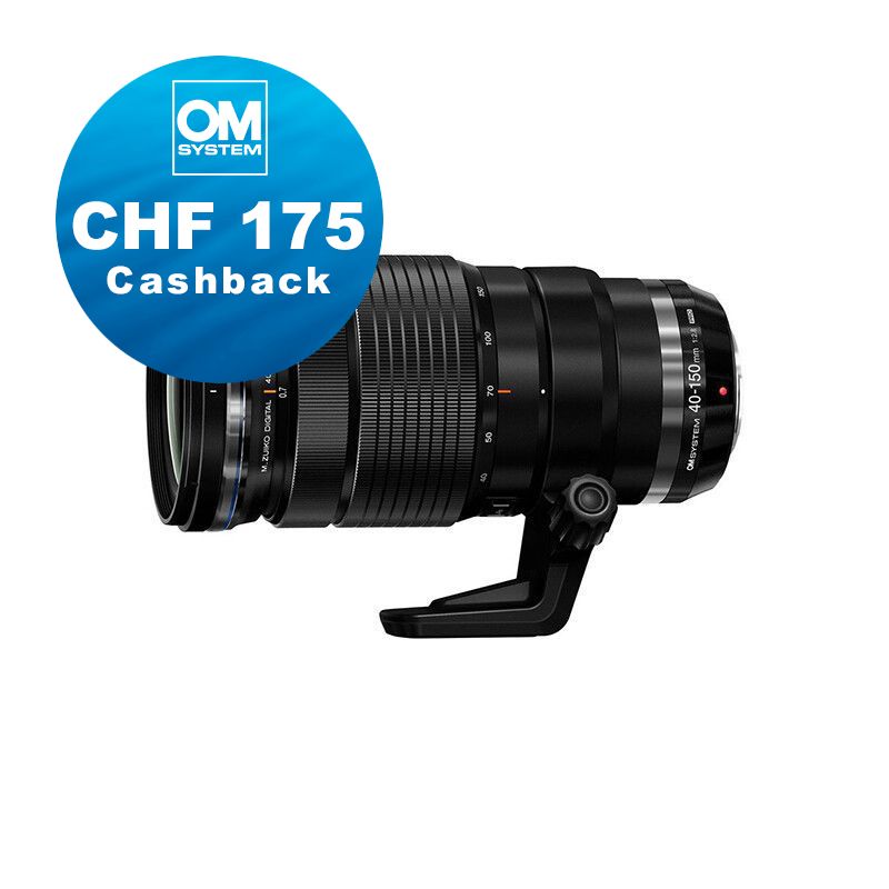 OM System M.Zuiko 40-150mm 2.8 Pro - CHF 175 Cashback