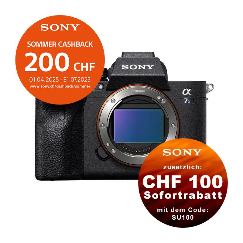 Sony A7S Mark III Gehäuse - &#39;&#39;4 Jahre Garantie&#39;&#39; - CHF 200 Cashback - CHF 100 Sofortrabatt mit Code SU100
