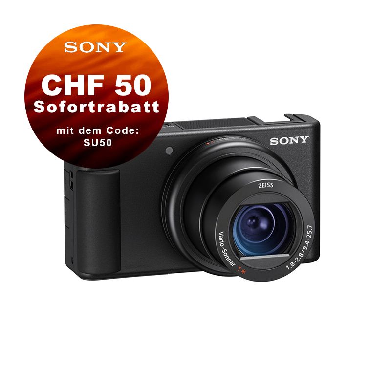 Sony ZV1 - CHF 50 Sofortrabatt mit Code SU50