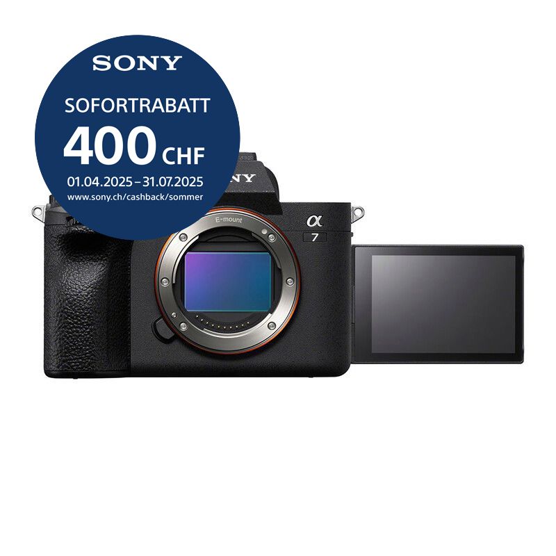 Sony A7 Mark IV Gehäuse - &#39;&#39;4 Jahre Garantie&#39;&#39; - CHF 400 Sofortrabatt