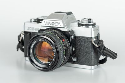 Occ. Minolta XG-M mit MD Rokkor 50mm 1.4