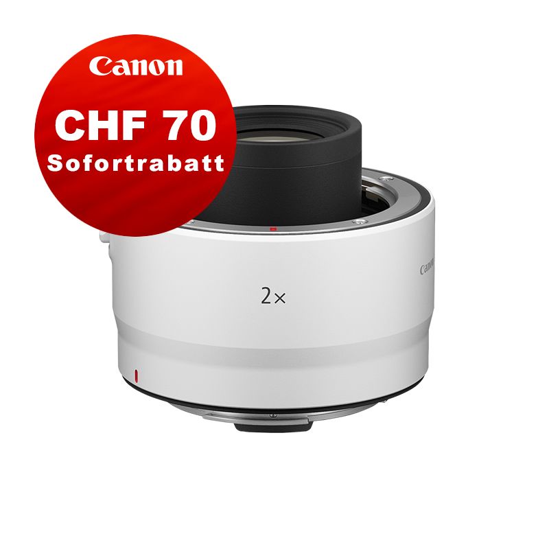 Canon RF 2x Telekonverter - inkl. CHF 70.- Canon Sofortrabatt
