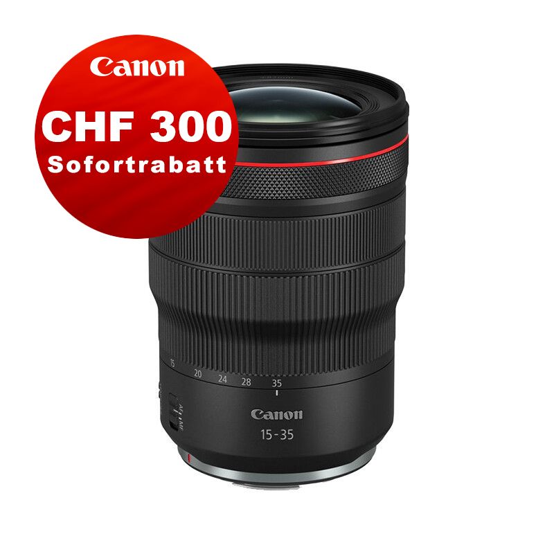 Canon RF 15-35mm 2.8 L IS USM - &#39;&#39;Premium Garantie&#39;&#39; - inkl. CHF 300.- Canon Sofortrabatt