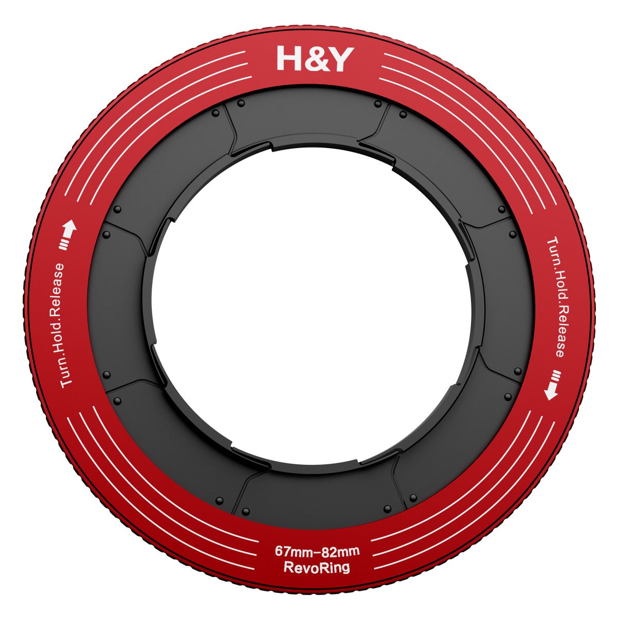 H&amp;Y Revoring Variable Adapter Ring 67mm-82mm (rot)